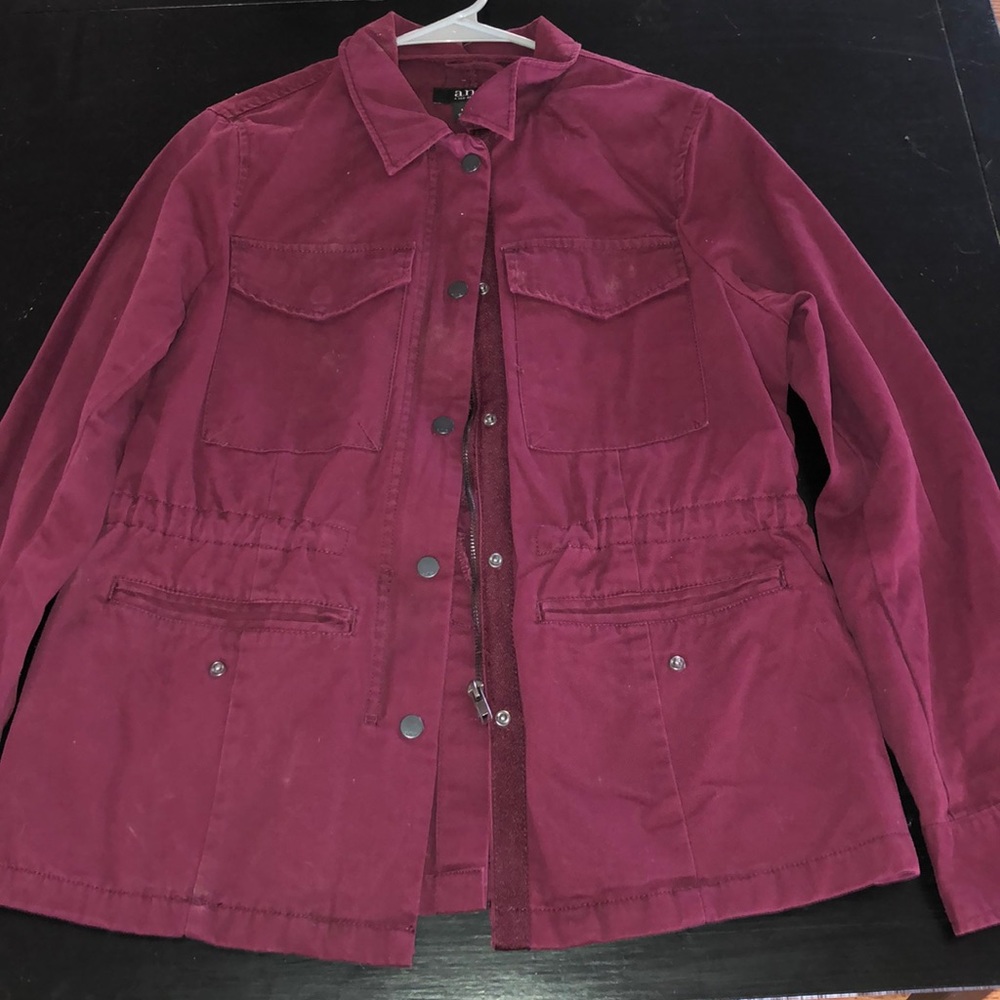 Maroon a.n.a jacket